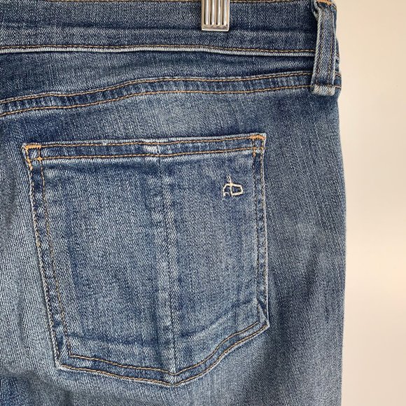 Rag & Bone Women's Dash Wembly Destroyed Knee Jeans Size 28 - Picture 6 of 9